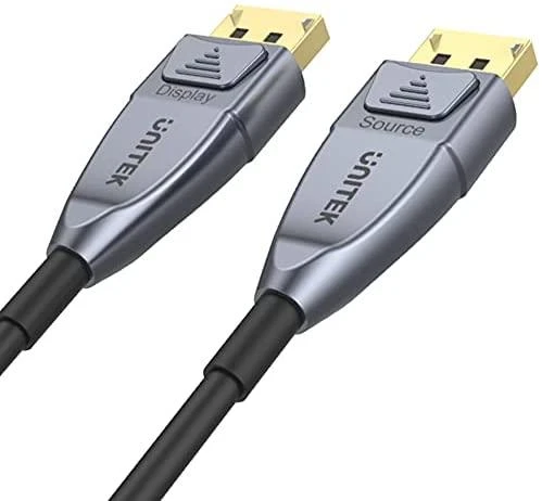 UNITEK C1616GY optinis kabelis DisplayPort 1.4 AOC 8K 10m