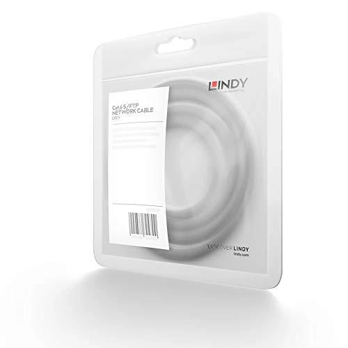 Lindy Patchcord, S / FTP, Cat6, 1m, antracitas (47212)