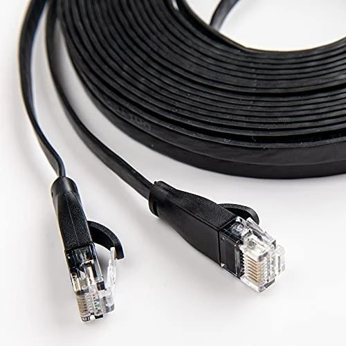 UNITEK C1815GBK Ethernet kabeliai FLAT UTP Ethernet Cat.6 20m
