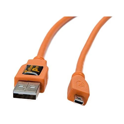 USB kabelis - Tether Tools Pro USB 2.0 Mini-B 4.6m