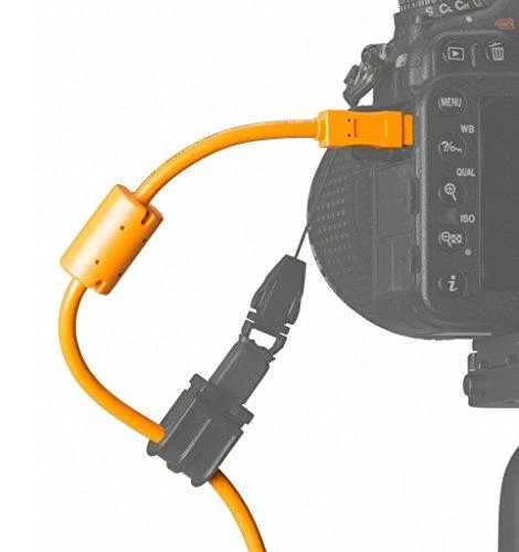 USB kabelis - Tether Tools Pro USB 2.0 Mini-B 4.6m
