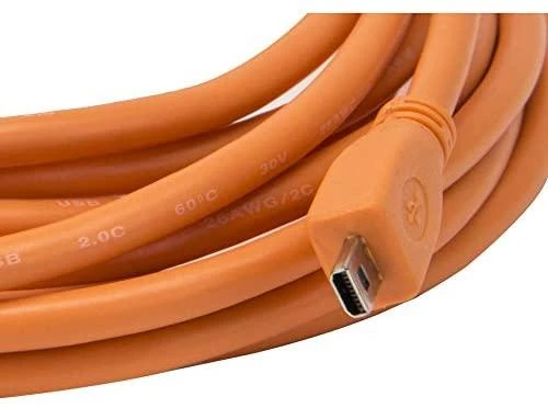 USB kabelis - Tether Tools Pro USB 2.0 Mini-B 4.6m