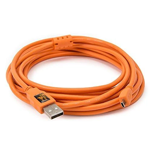 USB kabelis - Tether Tools Pro USB 2.0 Mini-B 4.6m