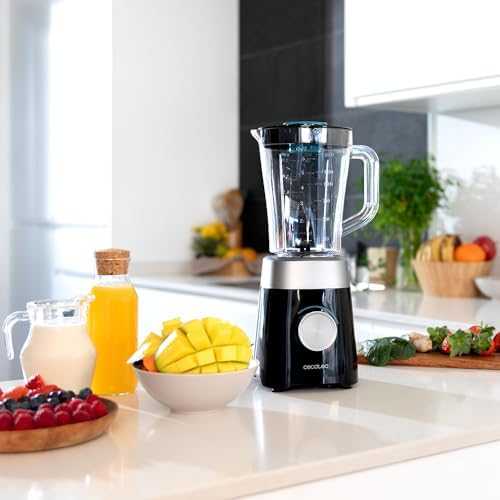 Cecotec Maišytuvas | Power Juodas Titanium 1300MAX B | Tabletop | 1300 W | Jar material Plastic | Jar capacity 1.5 L | Ice crushing | Juodas