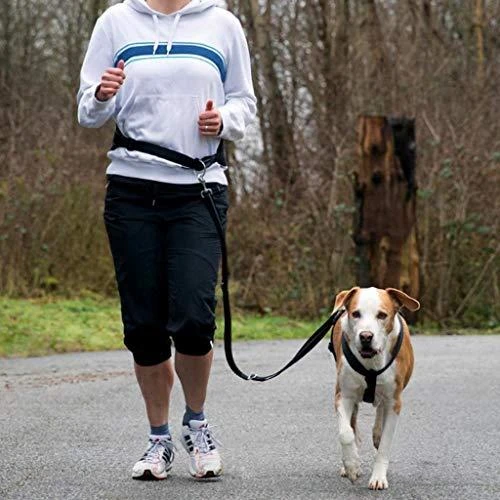 TRIXIE Juosmens diržas su pavadėliu, paminkštintas neoprenu, diržas 70-130 cm-9 cm