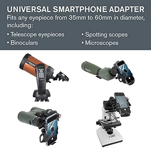 Adapteris Celestron NEXYZ 3-jų ašių, universalus išmaniajam telefonui