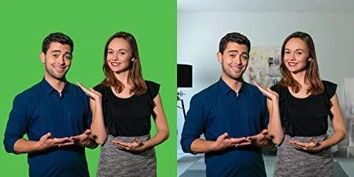 celexon mobile chroma key žalias ekranas, 150x180 cm