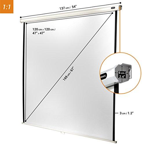 Celexon Europe celexon 1090028 - Manual - 120 cm - 120 cm - 1:1 - Baltas
