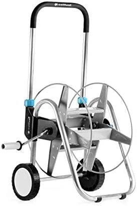 CELLFAST metalinis žarnos vežimėlis EXPLORER su ratukais, ritė 60m - 1/2"