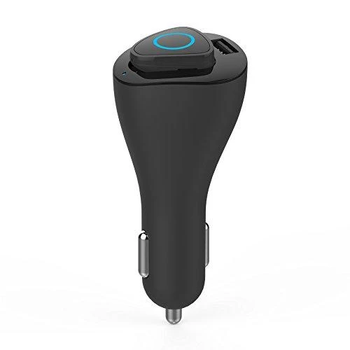 CELLY BLUETOOTH HEADSET + CAR CHARGER Juodas