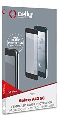 CELLY FULL GLASS GALAXY A42 5G Juodas
