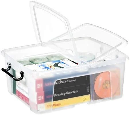 CEP Smartbox 24l skaidri dėžė su atverčiamu dangčiu