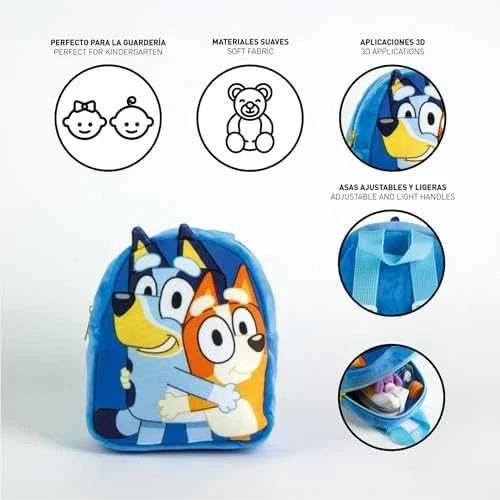 CERDÁ Marvel Bluey plush backpack 22cm