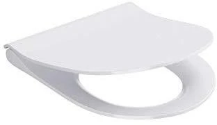 WC dangtis Cersanit, City Oval Slim, lėtai nusileidžia