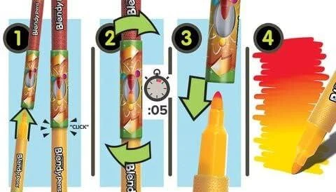 BLENDY PENS Žymekliai, 12 vnt.