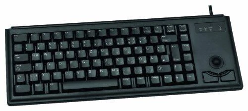 Klaviatūra CHERRY COMPACT Juodas - TRACKBALL PS/2 EU LAYOUT