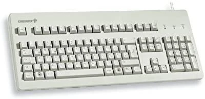 Klaviatūra CHERRY G80-3000 MX mėlyni jungikliai, DE-išdėstymas, hellgrau