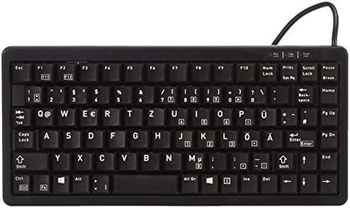 CHERRY G84-4100 klaviatūra USB QWERTZ Vokiečių Juoda
