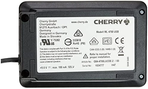 Klaviatūra Cherry G84-4700 LUCDE-2 USB Juodas