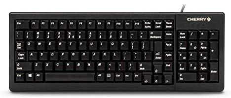 CHERRY XS Complete G84-5200 klaviatūra USB QWERTY Anglų Juoda