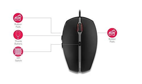 CHERRY GENTIX 4K kompiuterio optinė pelė USB 3600 DPI Abiems rankoms