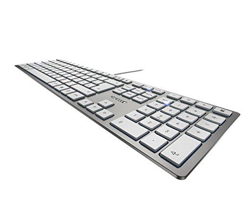Klaviatūra CHERRY KC 6000 SLIM FR-išdėstymas, juodas