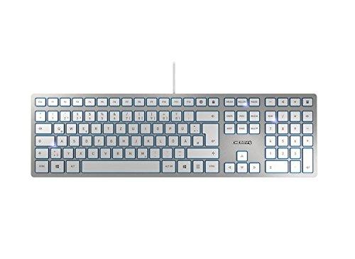 Klaviatūra CHERRY KC 6000 SLIM FR-išdėstymas, juodas