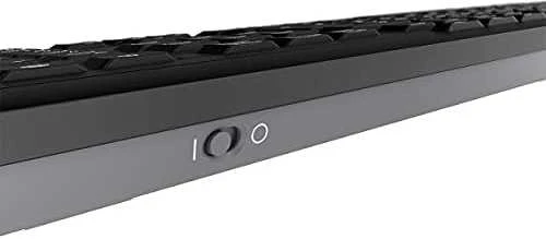Klaviatūra CHERRY STREAM DESKTOP RECHARGE rinkinys su pele, belaidis, BE išdėstymas, juodas