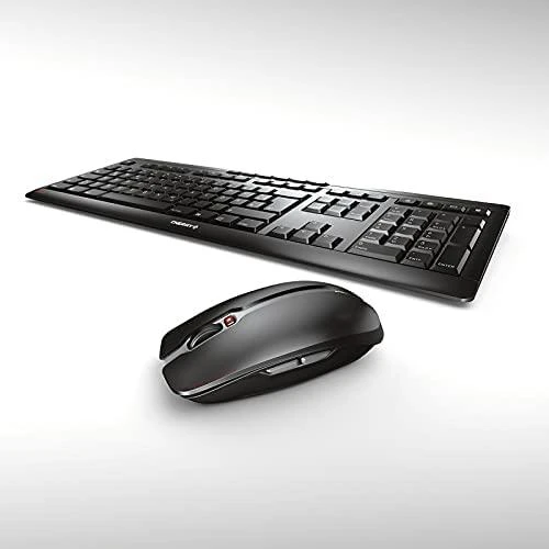 CHERRY STREAM DESKTOP US LAYOUT - Klaviatūra ir pelė USB Juodas