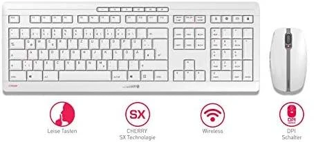 CHERRY STREAM DESKTOP DE LAYOUT - Klaviatūra ir pelė USB