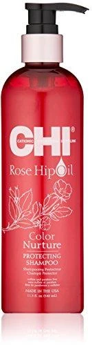 Farouk Systems Dažytų plaukų šampūnas CHI Rose Hip Oil Šampūnas 340ml