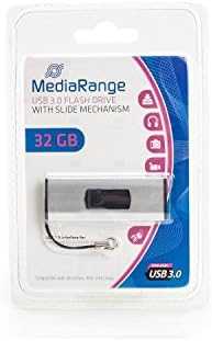 STICK 32GB USB 3.2 MEDIARANGE MR916 USB Typ-A - Dia - Juodas - Sidabrinė