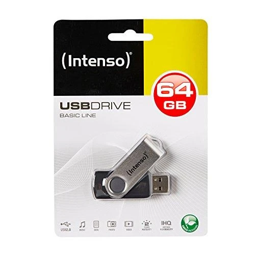 MEMORY DRIVE FLASH USB2 64GB/3503490 INTENSO