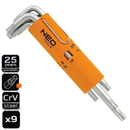Klucze Ilgi „Torx“ raktai T10-T50, 8 vnt. rinkinys