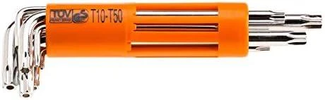 Klucze Ilgi „Torx“ raktai T10-T50, 8 vnt. rinkinys