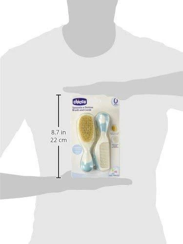 CHICCO šukos ir šepetys Light Mėlyna 0m+