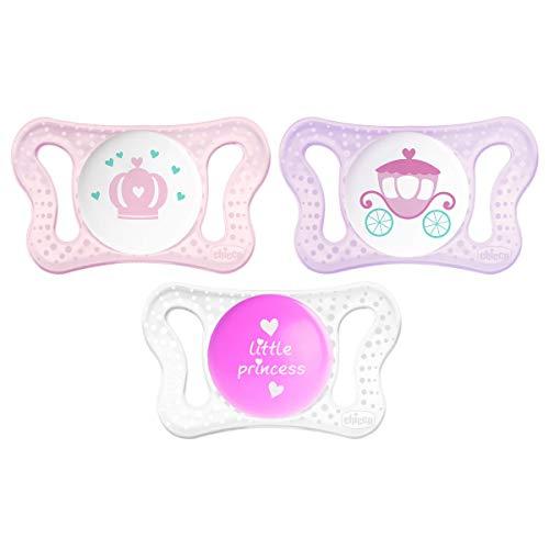 CHICCO PHYSIO MICRO Silikoonist lutt, 0-2m (Roosa)