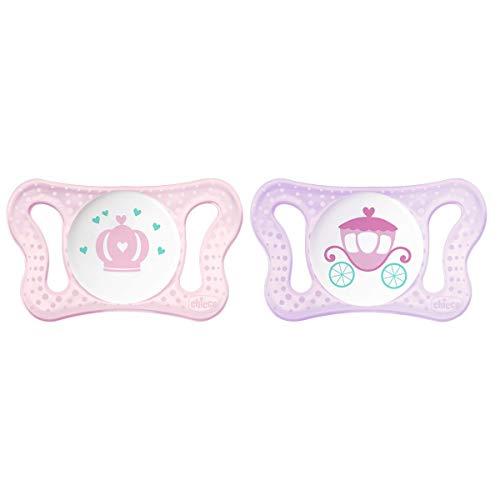CHICCO PHYSIO MICRO Silikoonist lutt, 0-2m (Roosa)
