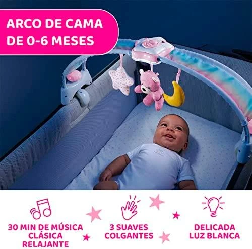 Chicco Lavinimo kilimėlis lovytei rainbow sky rožinis