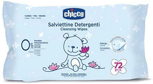 CHICCO Valomosios servetėlės, 16 vnt.