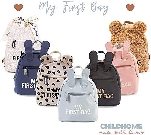 CHILDHOME VAIKIŠKA KUPRINĖ MY FIRST BAG, Pilkas/OFFWHITE