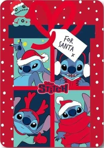 Disney Stitch Christmas polar blanket