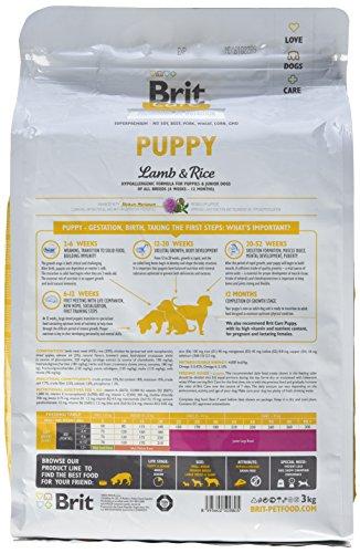 BRIT CARE Dog Puppy su ėriena ir ryžiais 3kg