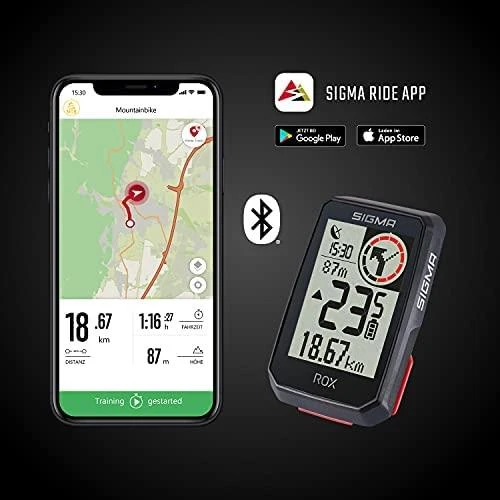 Dviračio kompiuteris SIGMA ROX 2.0 GPS Juodas