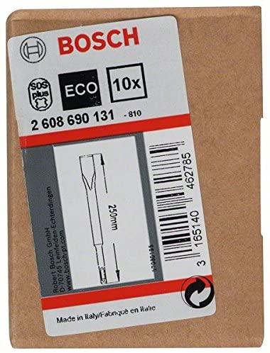Grąžtas Bosch SDS plus plokščias kaltas 250x20 mm, Eco, 10 vnt.