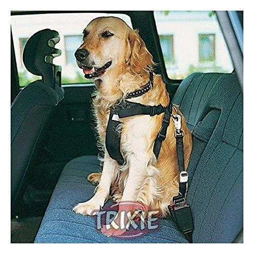 Trixie saugos diržas šuniui su petnešomis 70-90cm