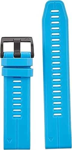Išmaniojo laikrodžio Garmin greitai atsegamas, silikoninis dirželis, Mėlynos spalvos, 22mm