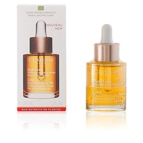 Clarins Face Treatment Oil Lotus Facial Oil moterims, 30 ml