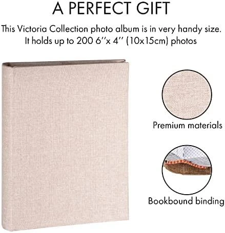 Victoria Collection Albumas B 10x15/200M Drobė, rožinė