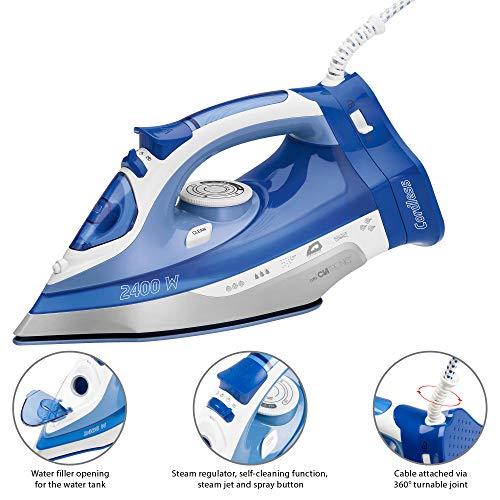 Clatronic belaidis garinis lygintuvas 2400 W su keraminiu padu DB 3706